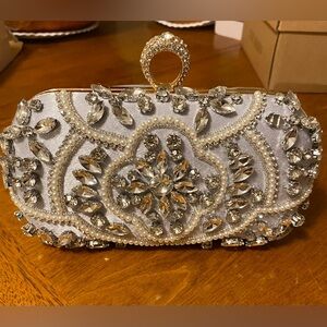 UBORSE Beaded Crystal Clutch Purses